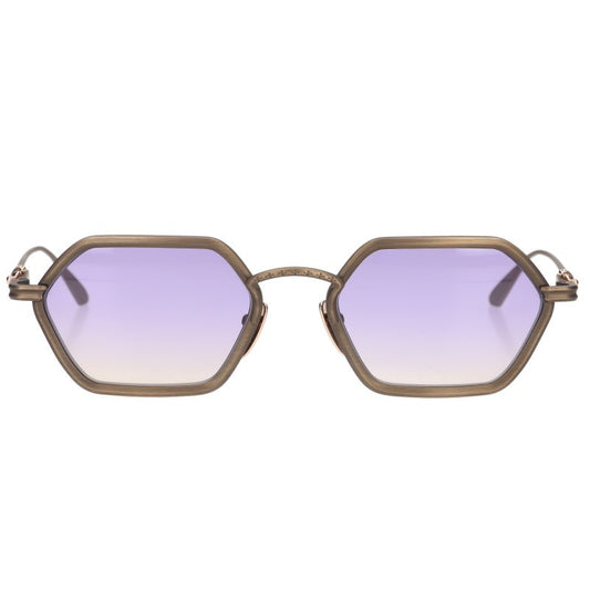 Chrome Hearts Cross Temple Sunglasses Gold Size 54