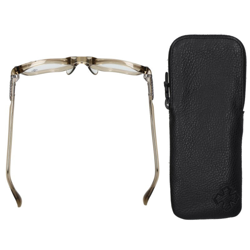 Chrome Hearts ZIP HER Side Flare Knee Glasses Size 55
