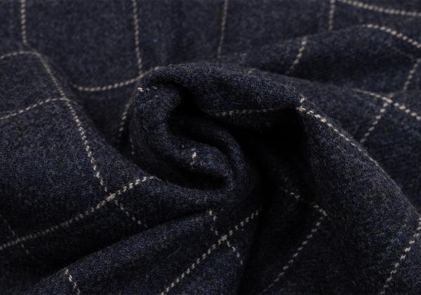 Papas MOON Fabric Check Down 3B Jacket Blue Size M