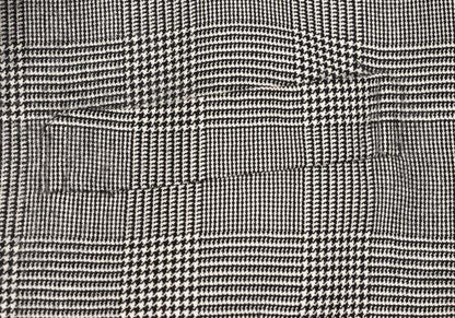 Papas Wool Glen Check Tailored Blazer Gray Size M