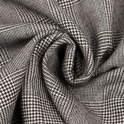 Papas Wool Glen Check Tailored Blazer Gray Size M