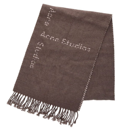 ACNE STUDIOS Brown Wool Blend Check Scarf Size ONE SIZE