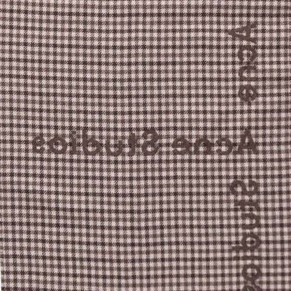 ACNE STUDIOS Brown Wool Blend Check Scarf Size ONE SIZE