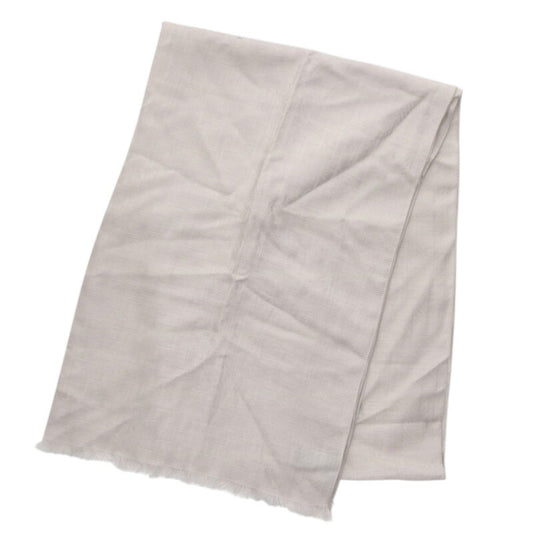 DIOR Gray Wool Silk Oblique Jacquard Scarf Size ONE SIZE