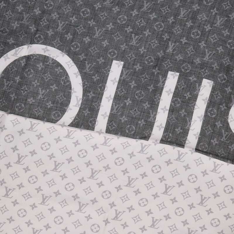 Louis Vuitton Monogram Cashmere Silk Large Stole Black