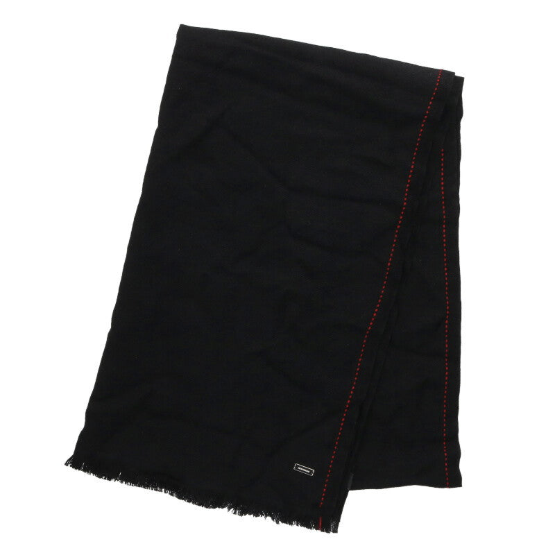 Dior HOMME Black Cashmere Blend Stitch Scarf Size ONE SIZE