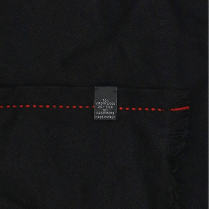 Dior HOMME Black Cashmere Blend Stitch Scarf Size ONE SIZE