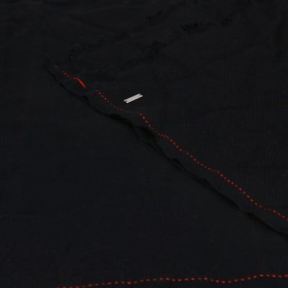 Dior HOMME Black Cashmere Blend Stitch Scarf Size ONE SIZE