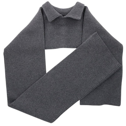 Maison Margiela Wool Rivet Stole Gray Size ONE SIZE