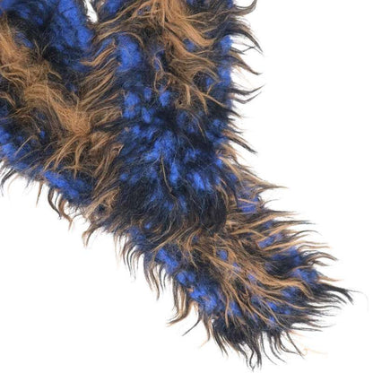 YPROJECT Multi Alpaca Wool Hooded Scarf Size ONE SIZE