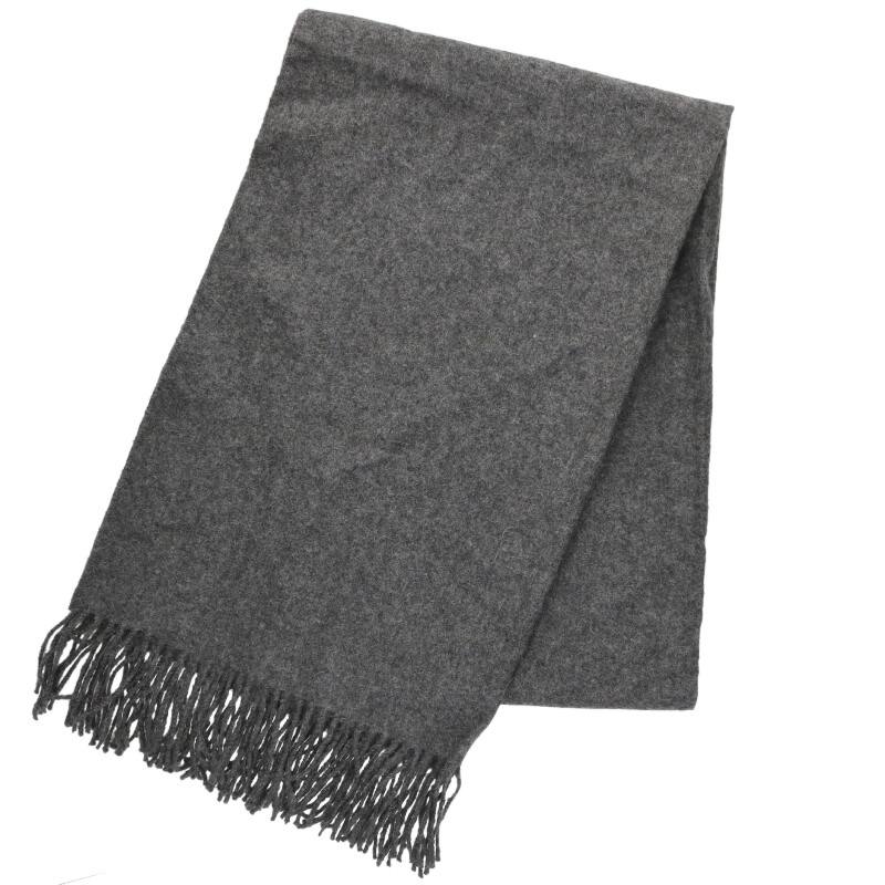 MARKAWARE Gray Alpaca Oversized Scarf Size ONE SIZE
