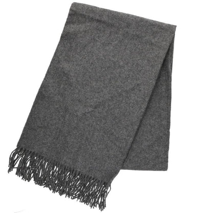 MARKAWARE Gray Alpaca Oversized Scarf Size ONE SIZE