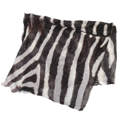 IF SIX WAS NINE Black White Zebra Rayon Size ONE SIZE
