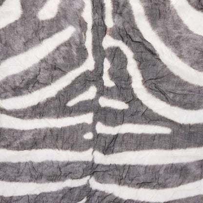 IF SIX WAS NINE Black White Zebra Rayon Size ONE SIZE