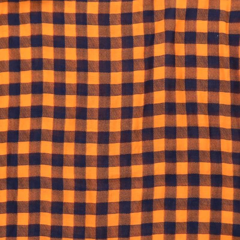 LOUISVUITTON Masai Block Check Stole Multi Size ONE SIZE