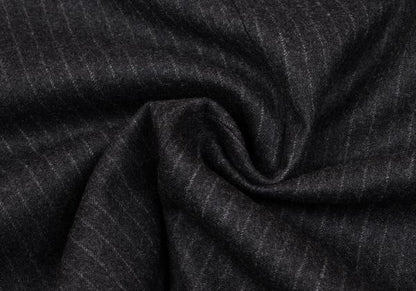 Papas Charcoal Wool Stripe Tailored Blazer Size 48M