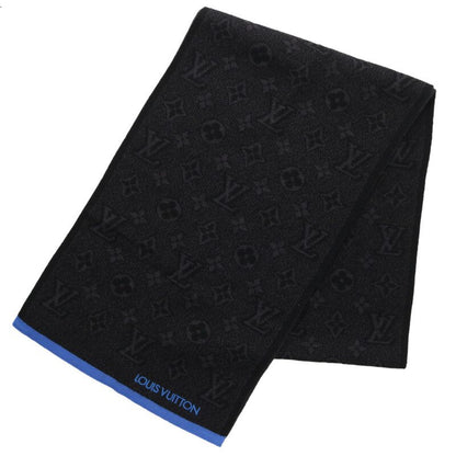 Louis Vuitton Scarf Black x Blue