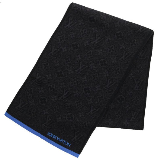Louis Vuitton Scarf Black x Blue
