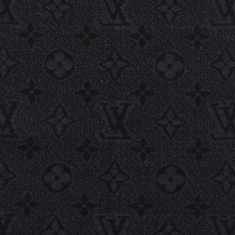 Louis Vuitton Scarf Black x Blue