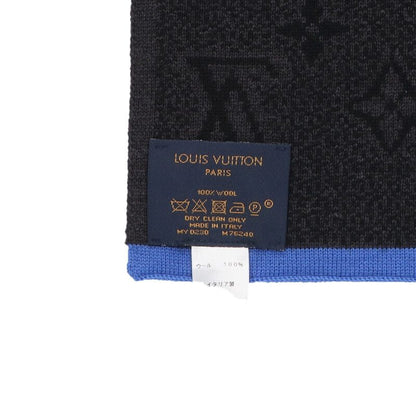 Louis Vuitton Scarf Black x Blue