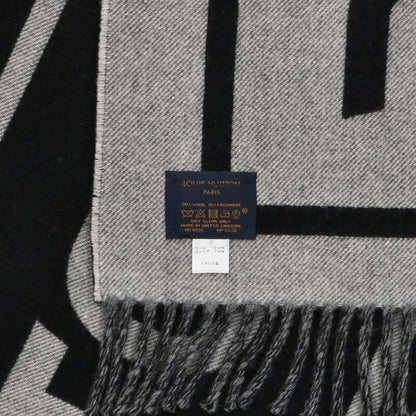 Louis Vuitton Scarf Gravity muffler Black x Gray