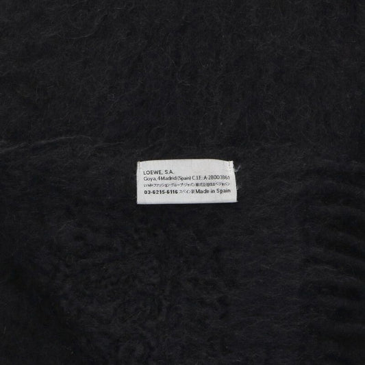 LOEWE Logo Bead Embroidered Mohair Wool Scarf Size ONE SIZE