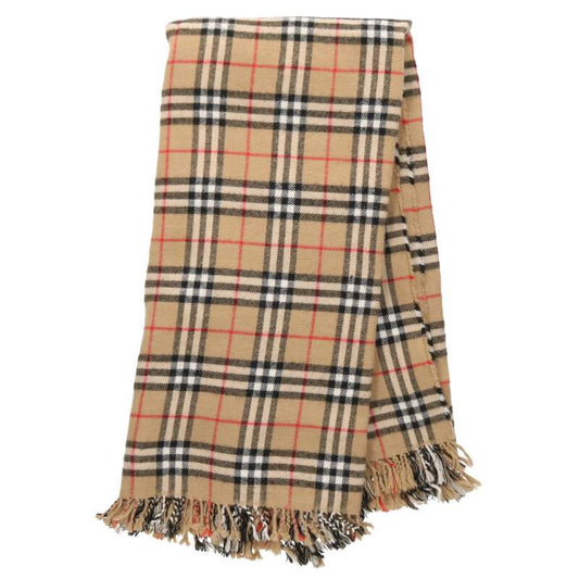 Burberry Nova Check Wool Muffler Brown Size ONE SIZE