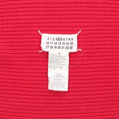 Maison Margiela 14AW 4-Stitch Wool Scarf Red Size ONE SIZE