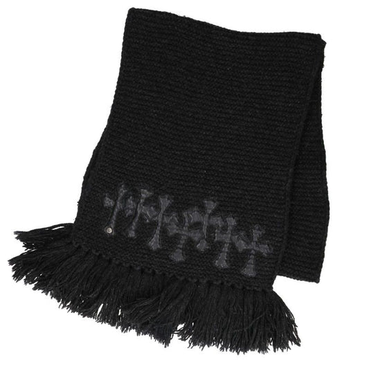 Chrome Hearts Cashmere Cross Patch Scarf Multi