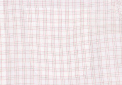 Papas Cotton Check Button Down Shirt White Multi Size M