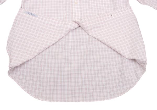 Papas Cotton Check Button Down Shirt White Multi Size M