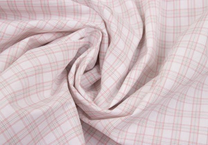 Papas Cotton Check Button Down Shirt White Multi Size M