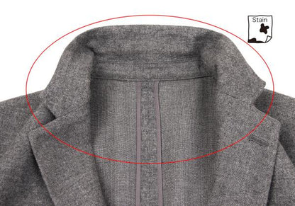 Papas Loro Piana Wool Cotton Tailored Blazer Gray Size M