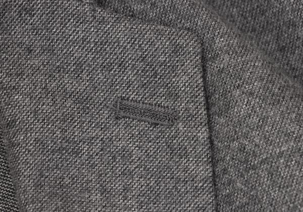 Papas Loro Piana Wool Cotton Tailored Blazer Gray Size M