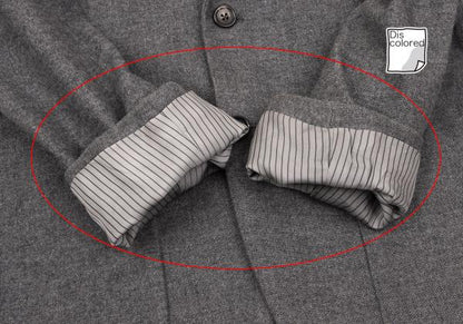 Papas Loro Piana Wool Cotton Tailored Blazer Gray Size M