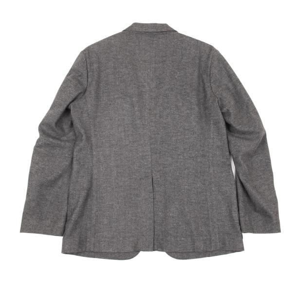 Papas Loro Piana Wool Cotton Tailored Blazer Gray Size M