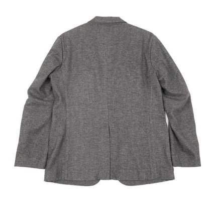 Papas Loro Piana Wool Cotton Tailored Blazer Gray Size M