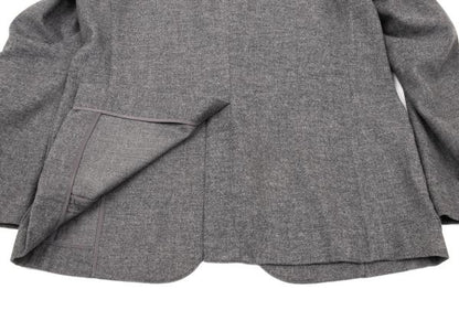 Papas Loro Piana Wool Cotton Tailored Blazer Gray Size M