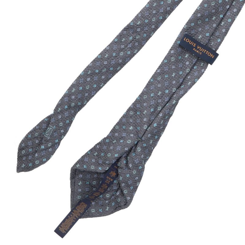 Louis Vuitton Monogram Necktie Gray