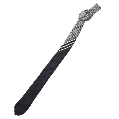 DIOR Oblique Silk Tie Black Size ONE SIZE