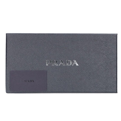 PRADA Triangle Logo Plate Bolo Tie Black/Silver
