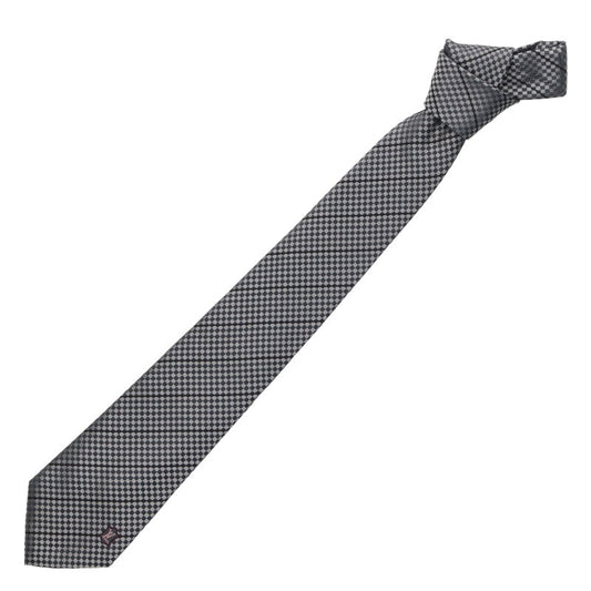 Louis Vuitton Micro Damier Regimental Tie Gray