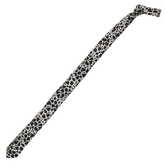 CELINE 2AV01477G Leopard Print Silk Tie Size ONE SIZE