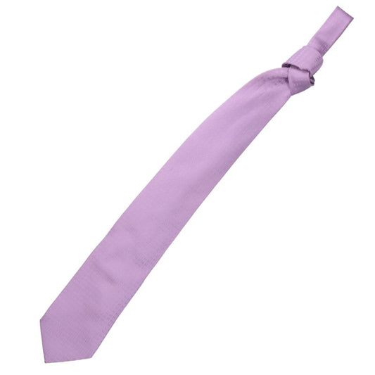 HERMES Purple Jacquard H-Pattern Silk Tie Size ONE SIZE