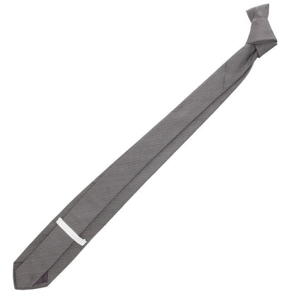 Helmut Lang Regimental Silk Tie Gray Size ONE SIZE