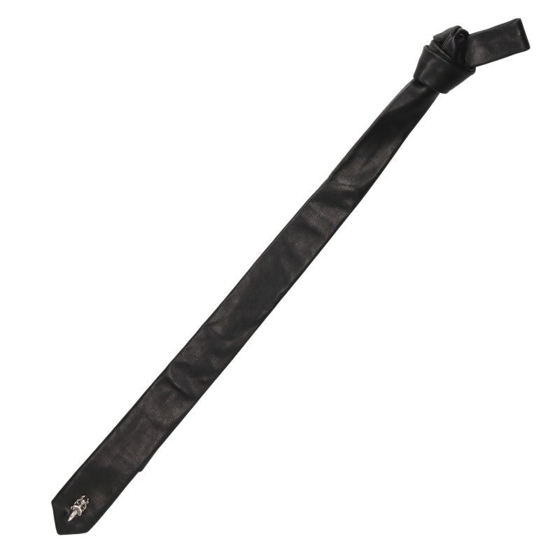 Chrome Hearts Dagger Embellished Tie Black Size ONE SIZE