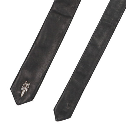 Chrome Hearts Dagger Embellished Tie Black Size ONE SIZE