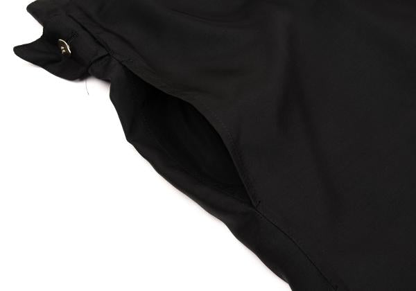 ISSEY MIYAKE Silk Cupro Asymmetrical Pants Black Size M