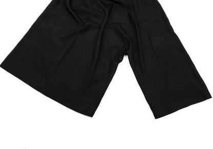 ISSEY MIYAKE Silk Cupro Asymmetrical Pants Black Size M