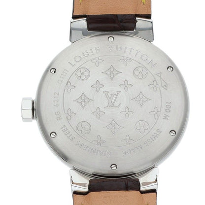 LOUISVUITTON Tambour Stainless Quartz Watch Size ONE SIZE
